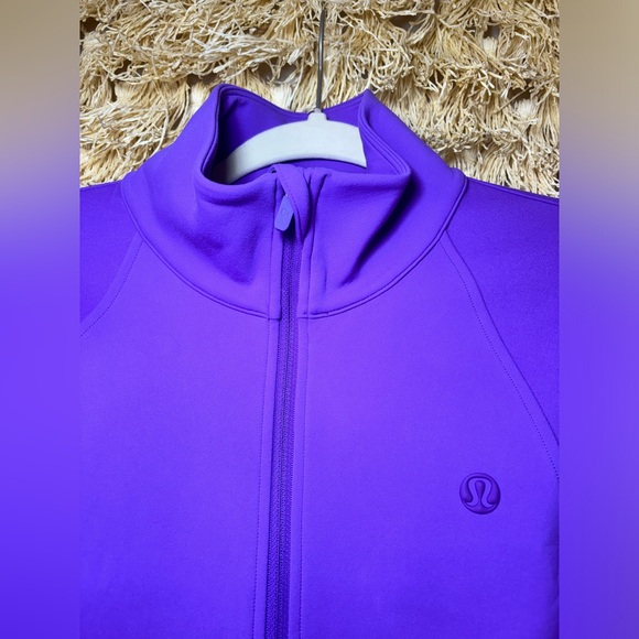 Lululemon•Wind-Resistant Golf Jacket•Mixed Material Full Zip•Atomic Purple•NEW•6 - Picture 14 of 16